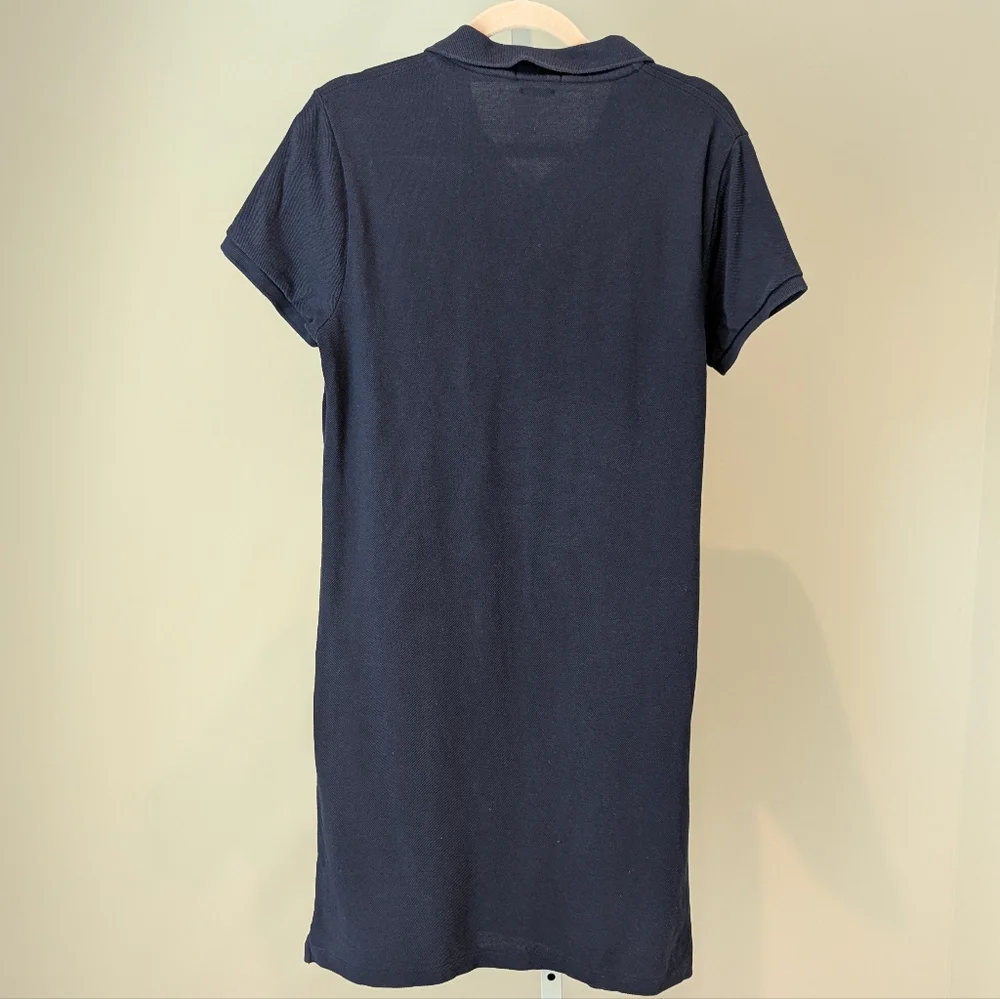 POLO Ralph Lauren Mini Mesh Navy Blue Polo Dress Preppy Sz M - Picture 5 of 11